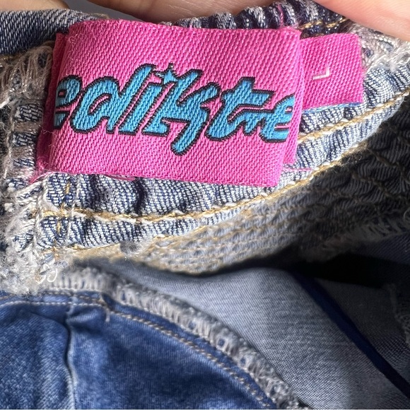 Edikted Alissa denim mini dress in size Large - Picture 8 of 11